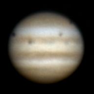 Jupiter with three shadows Jupiter